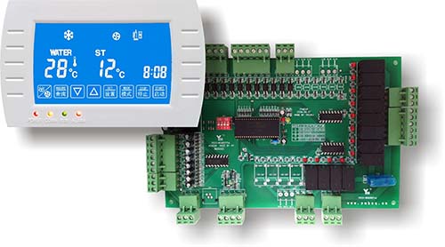 YM95WSHW-QA雙機(jī)頭水源熱泵熱回收控制器